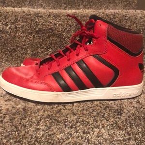 Men’s adidas high top leather shoes